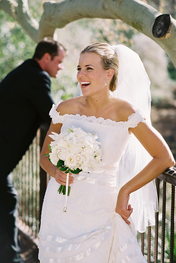 beautiful bride with bouquet wedding photo by Harrison Hurwitz Photography